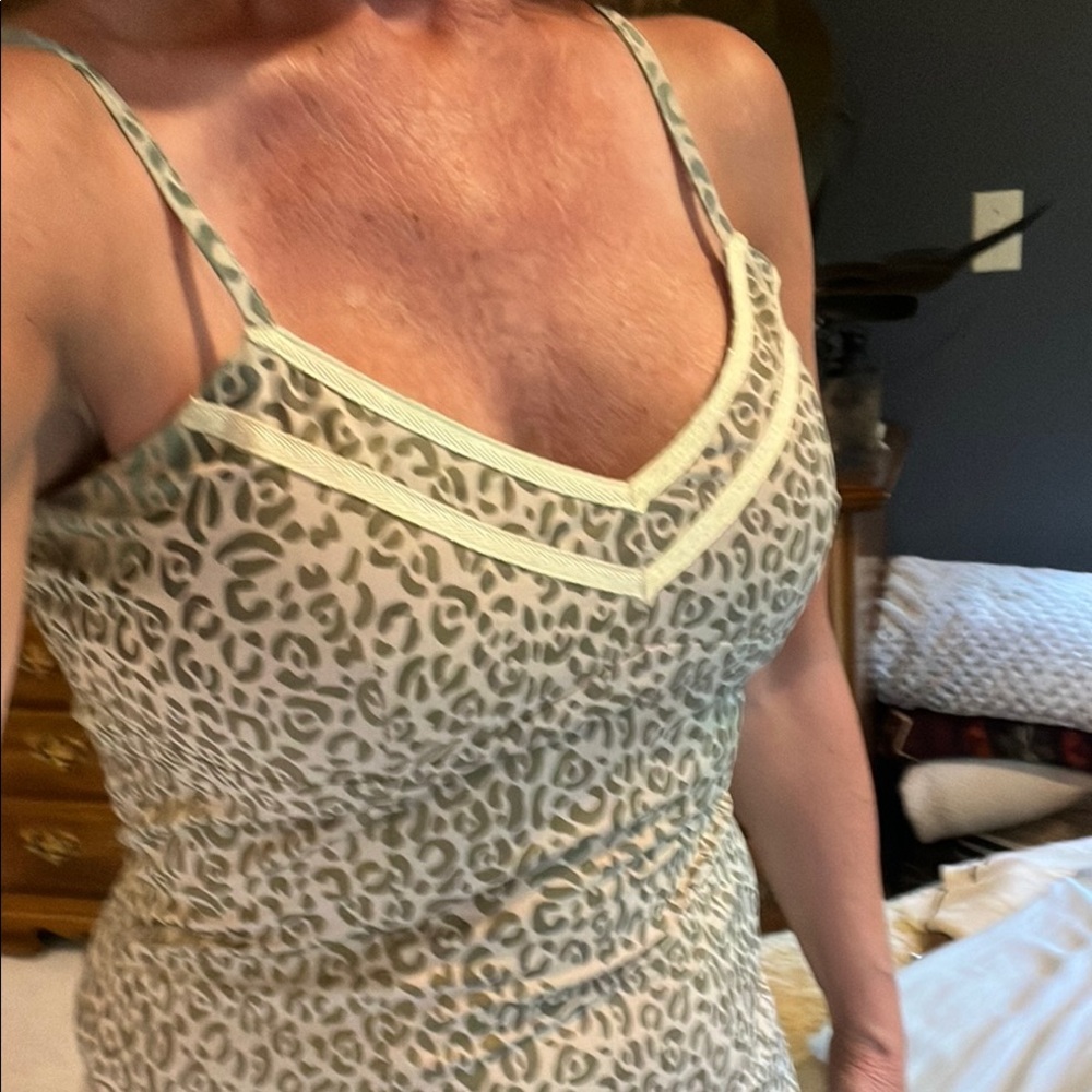 Leopard Print Spaghetti Strap dress